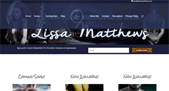 Desktop Screenshot of lissamatthews.com